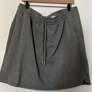 Grey Fleece Skirt